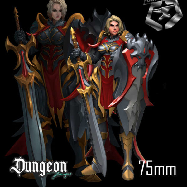 Dark-Knight-statue-75mm-RN-Estudio-figurines-fantasy-tabletop-RPG-3D-miniatures