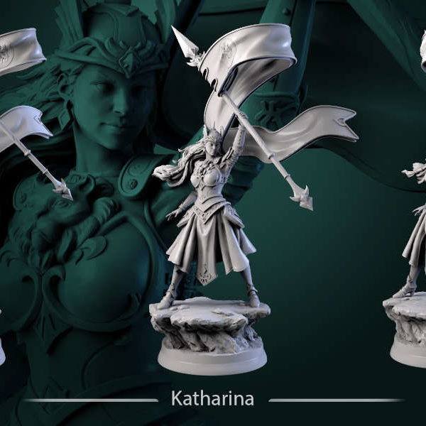 Katharina-statue-75mm-figurines-fantasy-tabletop-RPG-3D-miniatures-white-werewolf-tavern