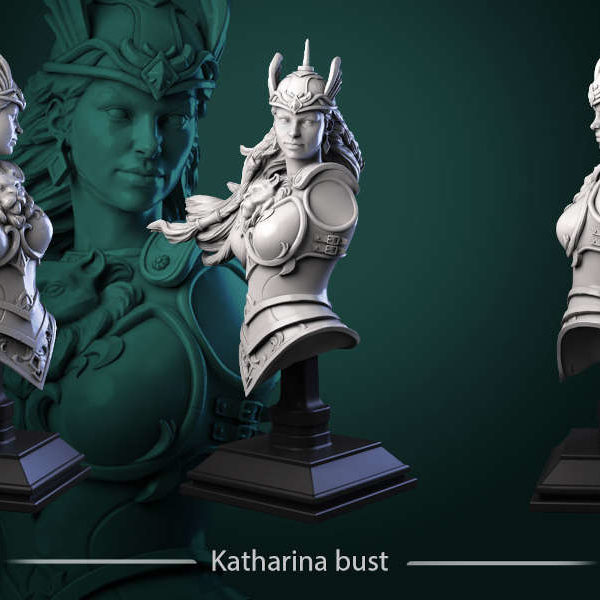 Katharina-bust-75mm-figurines-fantasy-tabletop-RPG-3D-miniatures-white-werewolf-tavern