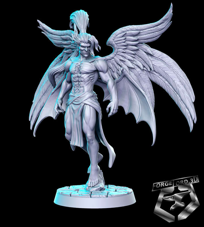 Kefka Third Form - ForgeLord.3D Fantasy Miniatures