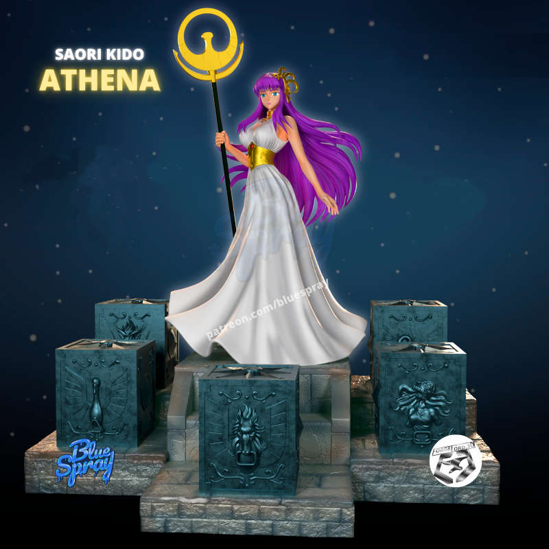 Saori Kido, statue 1/10 - ForgeLord.3D Fantasy Miniatures