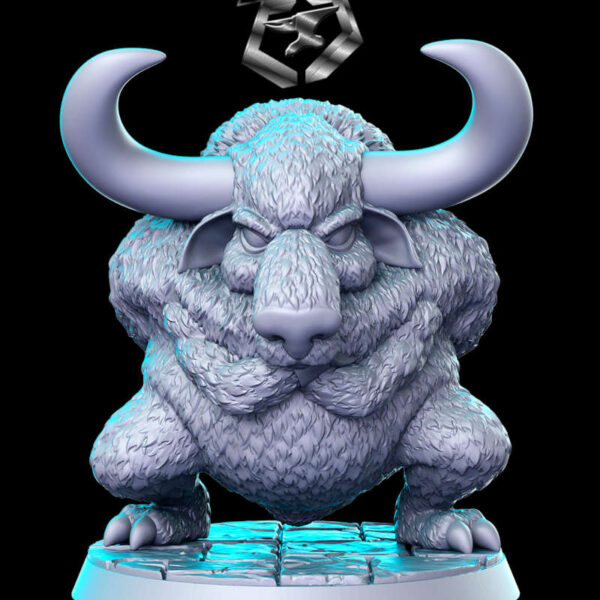 Damned Ram-RN-Estudio--figurines-fantasy-tabletop-RPG-3D-miniatures